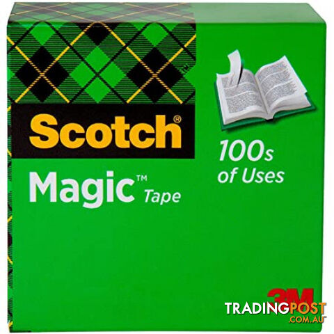 SCOTCH Magic Tape 19mm x 25M pack of four - Dynamic Supplies - SCOTCH Magic Tape - 0.00kg