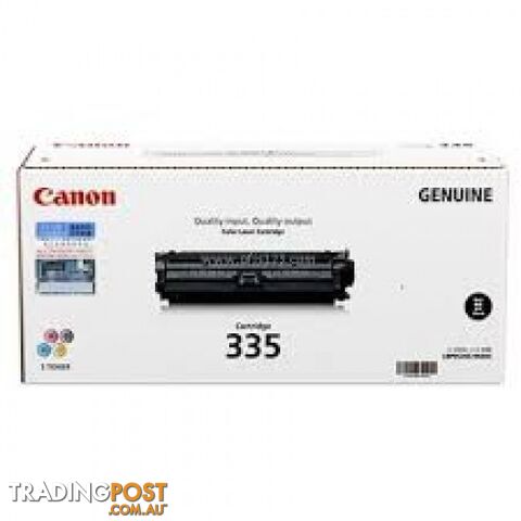 Canon Cartridge 335BK High Capacity Black Toner Cartridge for LBP841 LBP843 - Canon - Cartridge 335 Black HY - 1.00kg