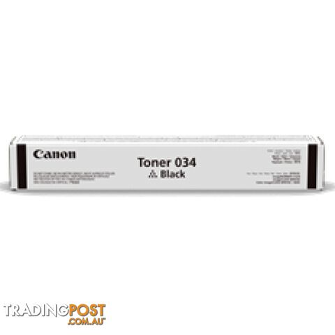 Canon Cartridge 034Bk Black Toner for MF810cdn - Canon - Cartridge 034BK - 0.00kg