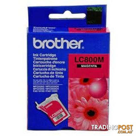 Brother LC800M Magenta Ink cartridge - Brother - LC800M - 0.30kg