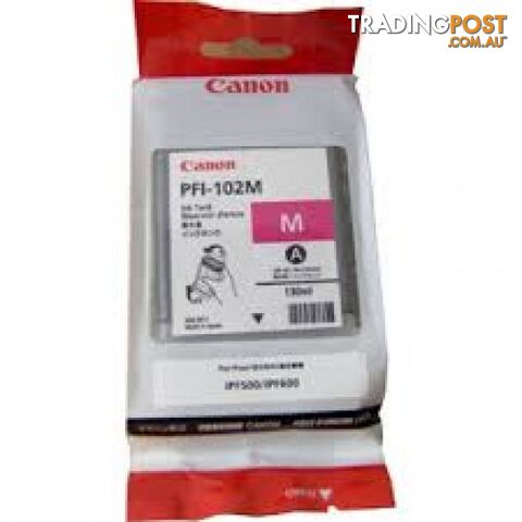 Canon PFI-104M Pigment Ink for IPF650 IPF655 IPF760 IPF765 series Magenta -...
