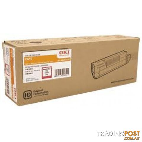 OKI 44315310 MAGENTA TONER for C610 - OKI - OKI C610 M TONER - 0.00kg