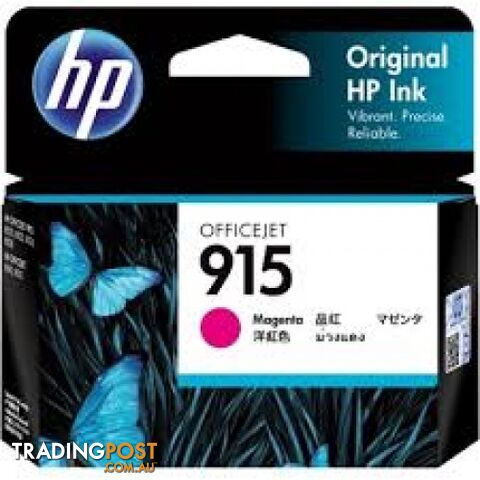 Hewlett Packard #915XL Magenta H.Yield Ink Cartridge for officejet 8010 8020 -...