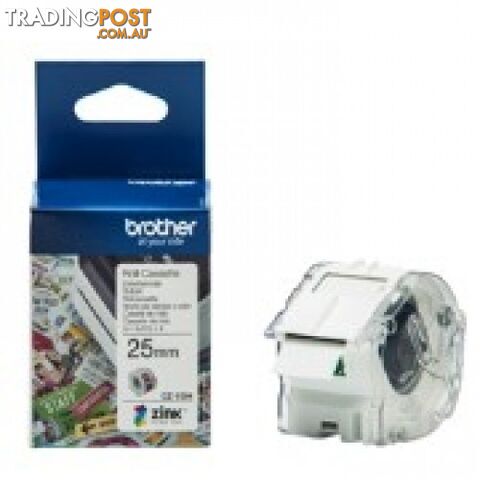 Brother CZ-1004 Colour Label CASSETTE 25mm X 5M for VC-500W - Brother - CZ-1004 - 0.23kg