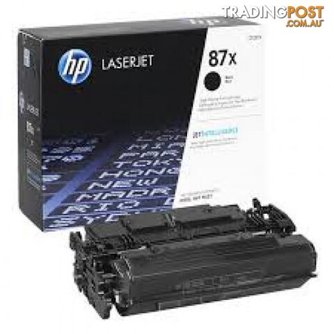 Hewlett-Packard CF287X Black Toner [#87X] for M501 M506 M527 - Hewlet Packard - HP CF287X BLACK - 0.11kg