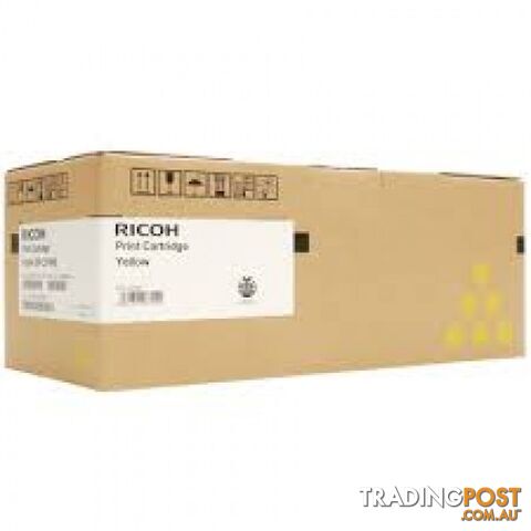 Ricoh 407550 [ R250Y] Yellow Toner Cartridge - Ricoh - R250Y - 0.20kg