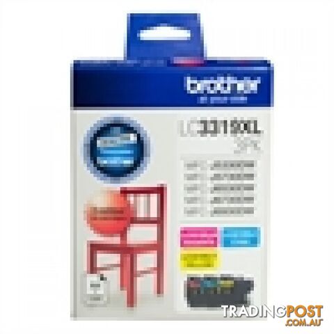 Brother LC3319XL3PK Colour High Yield Ink Set for MFC-J6530DW MFC-J6730DW MFC-J6930DW - Brother - LC3319XL3PK - 0.07kg