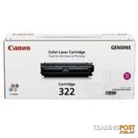 Canon Cartridge 322M Magenta Toner for LBP9100 LBP9500 LBP9600 - Canon - Cartridge 322 Magenta - 2.00kg