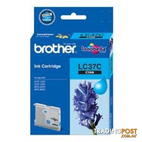 Brother LC37C Cyan Ink Cartridge for MFC235C MFC260C - Brother - LC37C - 0.06kg