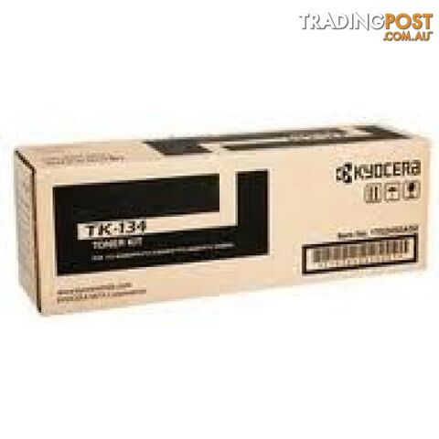 Kyocera TK-134 Black Toner for FS-1300D, FS-1350DN - Kyocera - TK-134 - 0.40kg