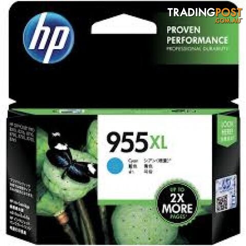 Hewlett Packard HP-955XL Cyan Ink HIGH YIELD for PRO 8740 - Hewlet Packard - HP 955XL C - 0.00kg