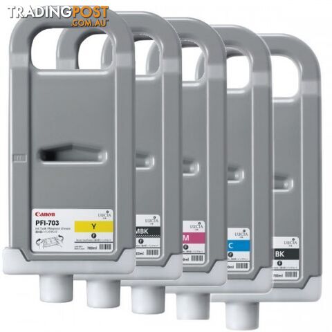 Canon PFI-703C Cyan Ink for IPF-810 IPF-815 IPF-820 IPF-825 - Canon - PFI-703...