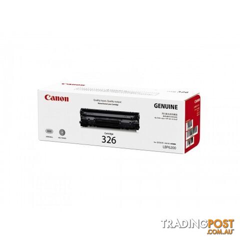 Canon Cartridge 326BK Black Toner for LBP-6200 LBP-6230 - Canon - Cartridge 326...