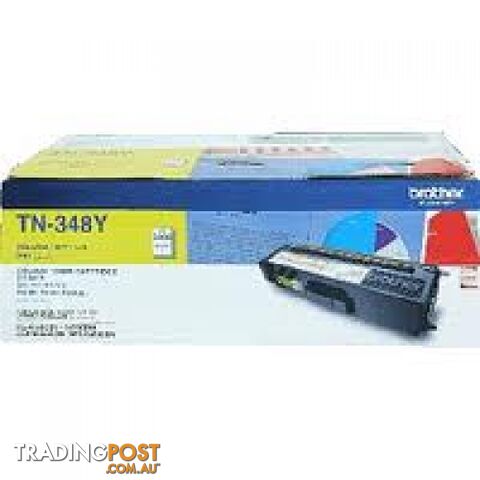 Brother TN-348Y Yellow Toner for HL4150 MFC9460 MFC9970 - Brother - TN-348Y -...