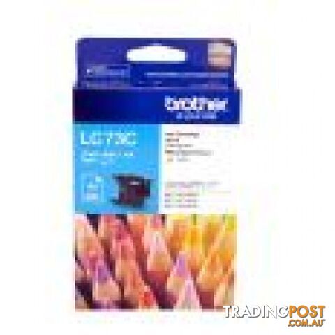 Brother LC73C Cyan Ink cartridge for MFC-J825DW DCP-J925DW MFC-J6510 - Brother - LC73C - 0.60kg