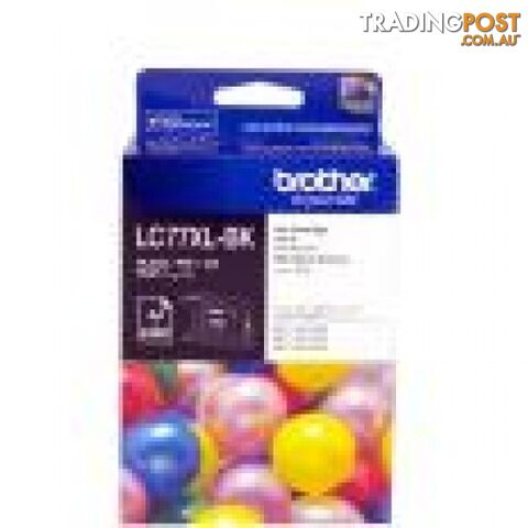 Brother LC77XLBK High Capacity Black Ink cartridge for MFC-J5910 MFC-J6510 MFC-J6910 - Brother - LC77XLBK - 0.14kg