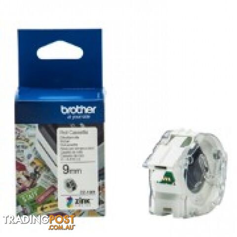 Brother CZ-1001 Colour Label CASSETTE 9mm X 5M for VC-500W - Brother - CZ-1001 - 0.23kg