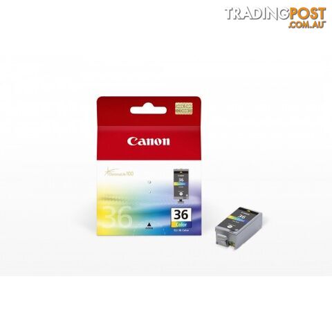 Canon CLI-36C Colour Ink cartridge for iP-100 iP-110 TR-150 - Canon - CLI-36C - 0.04kg