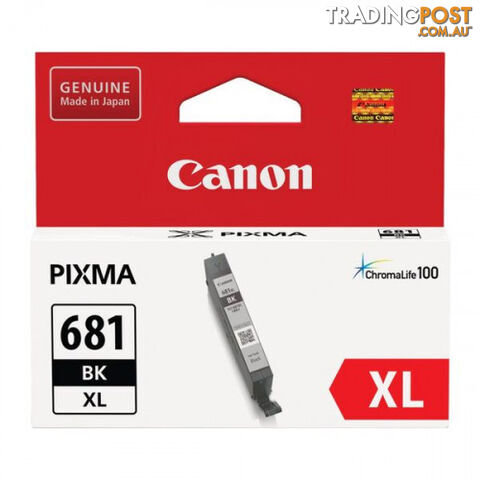 Canon CLI-681XL High Yield BLACK INK CARTRIDGE fo TS9565 TS9560 TS8560 TS6160 - Canon - CLI-681XL Black - 0.00kg