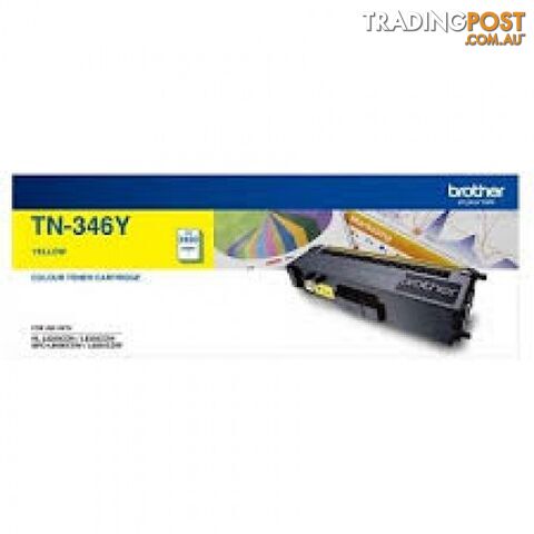 Brother TN-346Y Yellow Toner High Yield for HL-L8250 HL-L8350 MFC-L8600...