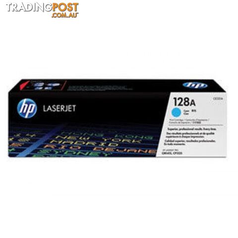 Hewlett-Packard CE321A Cyan Toner Cartridge [#128A] - Hewlet Packard - HP CE321A Cyan - 1.00kg