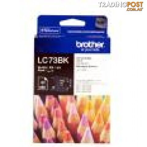 Brother LC73BK Black Ink Cartridge for MFC-J825DW DCP-J925DW - Brother - LC73BK - 0.70kg