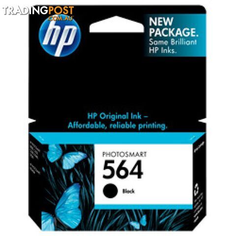 Hewlett Packard HP-564BK Black Ink cartridge - HP 564 BK - 0.00kg