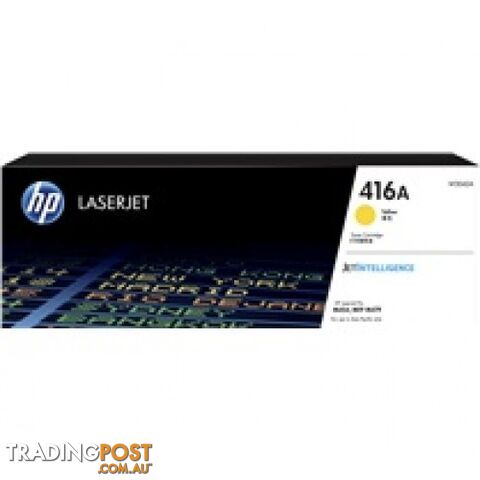 Hewlett-Packard W2042A Yellow Toner [#416A] for LJ M479fdw - Hewlet Packard - HP W2042A Yellow - 0.94kg