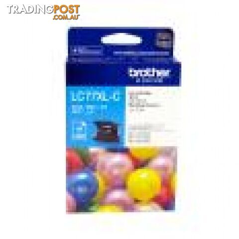 Brother LC77XLC High capacity Cyan Ink cartridge for MFC-J6510 MFC-J6710 MFC-J6910 - Brother - LC77XLC - 0.60kg