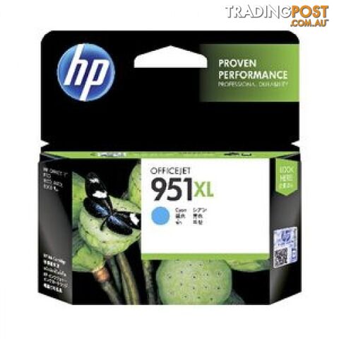 Hewlett Packard HP-951XL Cyan Ink Cartridge CN046AAC - Hewlet Packard - HP 951XL C - 0.00kg