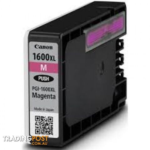 Canon PGI-1600XLM Pigment Magenta Ink - Canon - PGI-1600XLM - 0.20kg