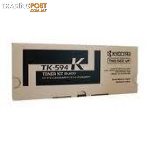 Kyocera TK-594K Black Toner For FS-C126MFP - Kyocera - TK-594K - 0.50kg