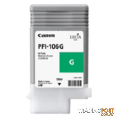 Canon Prograf 6300 6350 6400 6450 PFI-106 Green Ink - Canon - PFI-106 Green -...