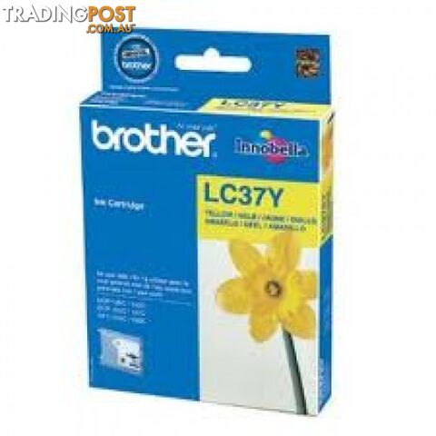 Brother LC37Y  Yellow Ink Cartridge for MFC235C MFC260C - Brother - LC37Y - 0.04kg