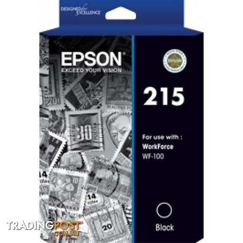 Epson C13T215192 BLACK Cartridge 215 - Epson - EPSON 215 BLACK - 0.00kg