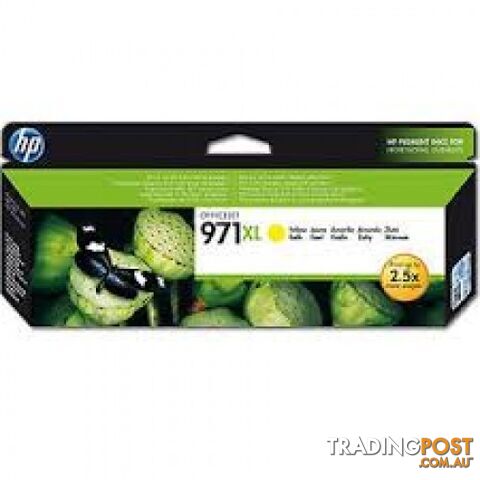 Hewlett Packard HP-971XL Yellow Ink HIGH YIELD for PRO X576 - Hewlet Packard -...