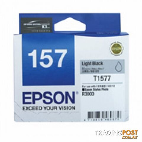 EPSON 157 C13T157790 LITE BLACK Ink Cartridge - Epson - EPSON 157 LITE BLACK -...