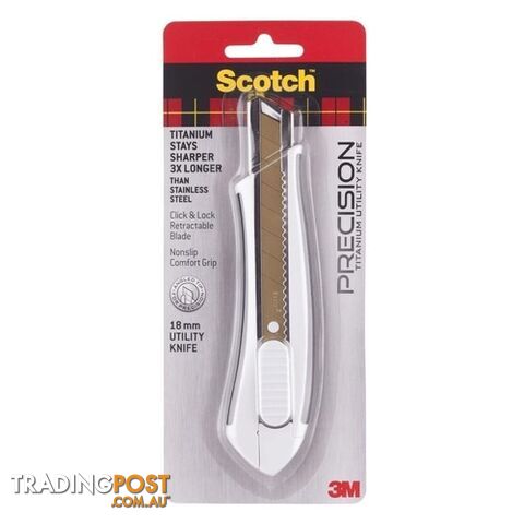 SCOTCH Utility Knife Large 18mm pack of ten - Dynamic Supplies - SCOTCH Knife 18mm - 0.00kg