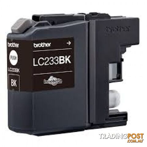 Brother LC233bk Black Ink for MFC-J680DW MFC-J880DW MFC-J4620DW MFC-J5320DW MFC-J5720DW - Brother - LC233-Black - 0.00kg