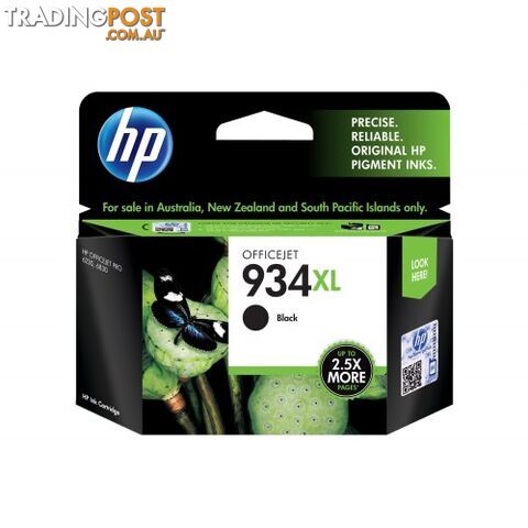 Hewlett Packard HP-934XL BK Black Ink HIGH YIELD for PRO 6230 6830 - Hewlet...