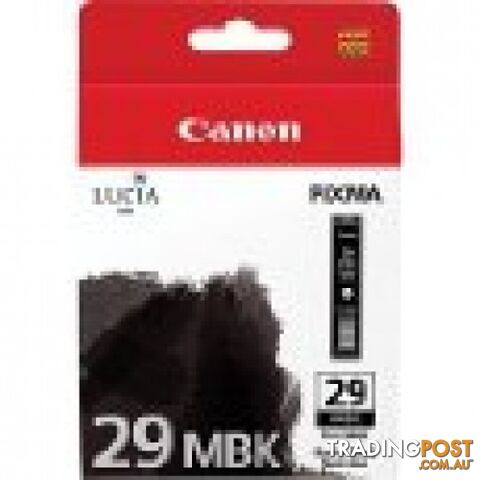 Canon PGI-29MBK Pigment Matte Black Ink - Canon - PGI-29MBK - 0.20kg