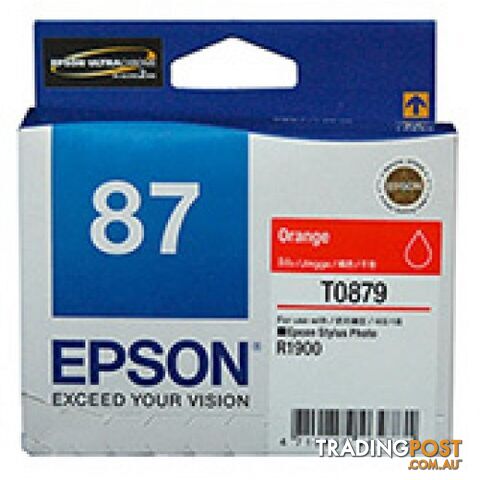 Epson C13T087990 ORANGE 87 - Epson - EPSON T0879 ORANGE - 0.00kg