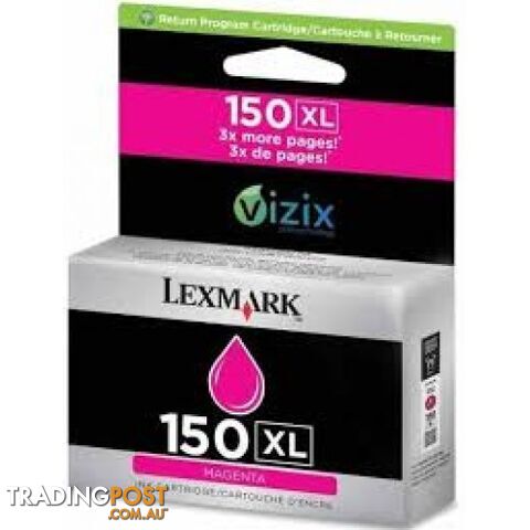 Lexmark #150 14N1616AAN MAGENTA HIGH yield Ink - Lexmark - LX 150XL MAGENTA - 0.00kg