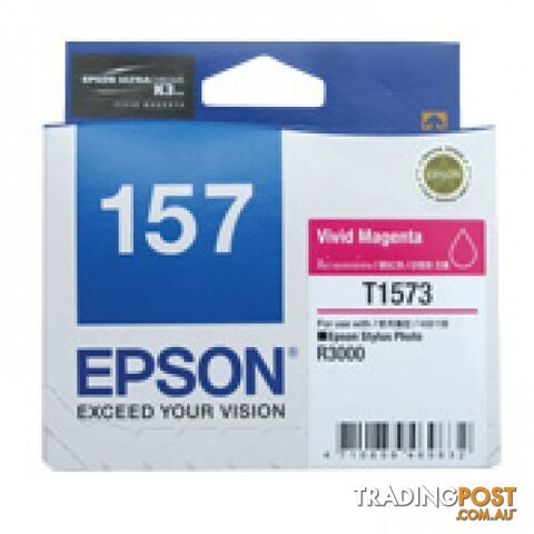 EPSON 157 C13T157390 MAGENTA  Ink Cartridge - Epson - EPSON 157 MAGENTA - 0.00kg