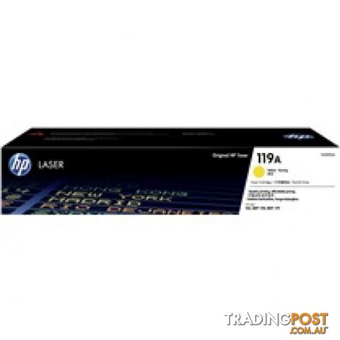 Hewlett-Packard W2092A Yellow Toner [#119A] - Hewlet Packard - HP W2092A YELLOW - 0.94kg