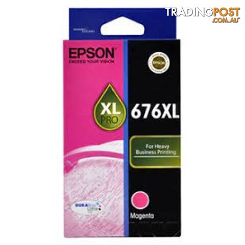 Epson C13T676392 XL Magenta ink cartridge 676XL - Epson - Epson 676XL MAGENTA -...