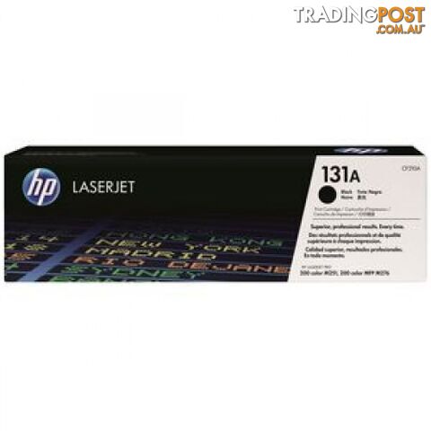 Hewlett-Packard CF210A Black Toner [#131A] for P2035 P2055 - Hewlet Packard - HP CF210A Black - 0.11kg