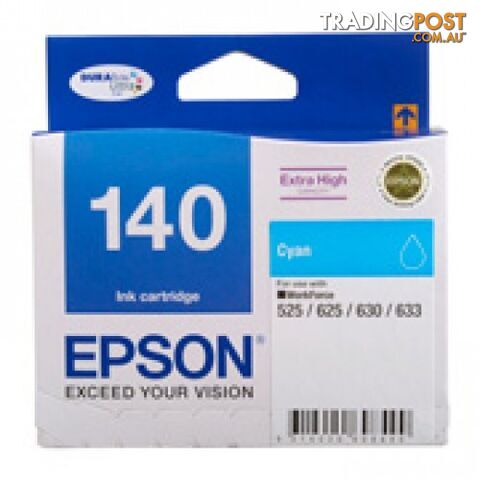 Epson C13T140292 Extra High Capacity Cyan ink cartridge [140] - Epson - Epson...