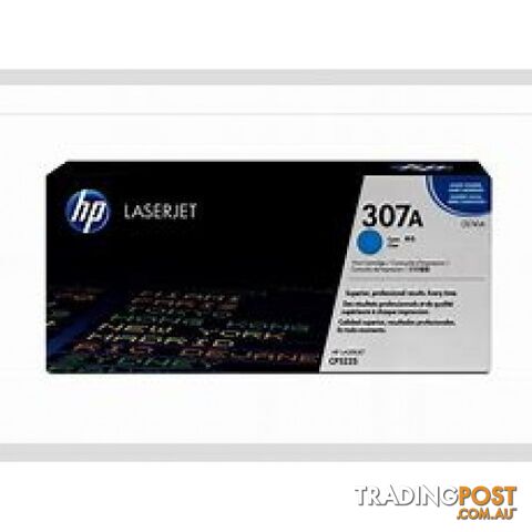 Hewlett-Packard CE741A Cyan Toner Cartridge [#307A] - Hewlet Packard - HP CE741A...