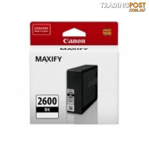 Canon PGI-2600bk Pigment Black Ink - Canon - PGI-2600Bk - 0.20kg